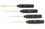 AZTAB Allen Hex Wrench Set for SCX24 0.05, 1.3, 1.5mm & 4mm Nut Driver