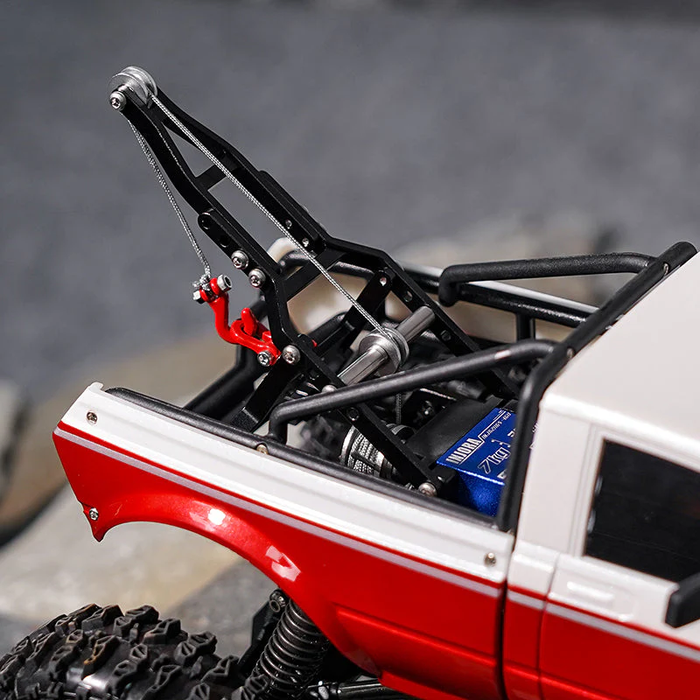 Tow Truck Crane Kit & INJS2065-360 Winch Servo for 1/18 TRX4M