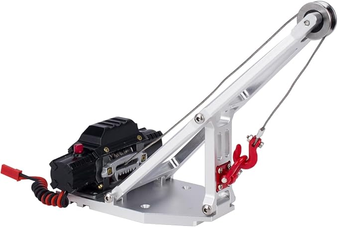 Capra Crane Arm,Aluminium Winch Rescue Truck/Tow Truck Crane Arm Wrecker kit for 1/10 RC Crawler Car Axial Capra