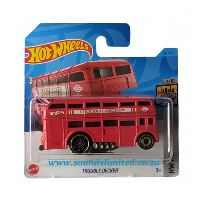 Hot Wheels Trouble Decker Autobus Red HKG63 #202