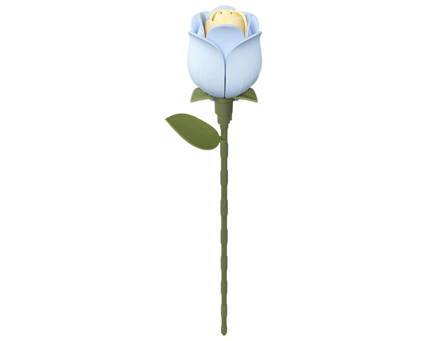 Robotime Rose DIY Miniature 3D Plastic Model Kit (Blue)