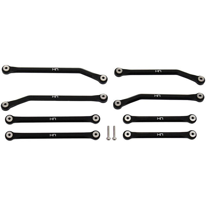 Aluminum High Clearance Links Set for 5.26 (133.7mm) Wheelbase: SCX24 C10, JLU