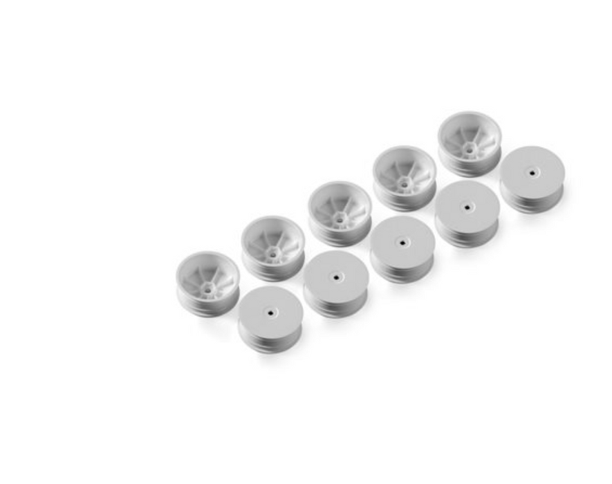 2WD FRONT WHEEL AERODISK WITH 12MM HEX IFMAR - WHITE (10)