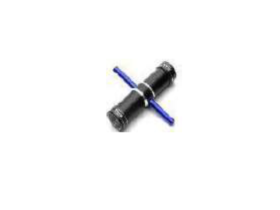 24mm/25mm/4mm/5mm Aluminum 4 way Hex Wheel Wrench