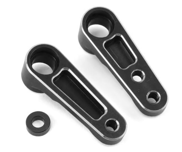 Revolution Design B6 Aluminum Steering Bellcrank Set (Black)