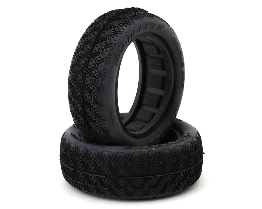 JConcepts Double Bar 2.2" 2WD Front Buggy Off-Road Tires (2) (Blue)