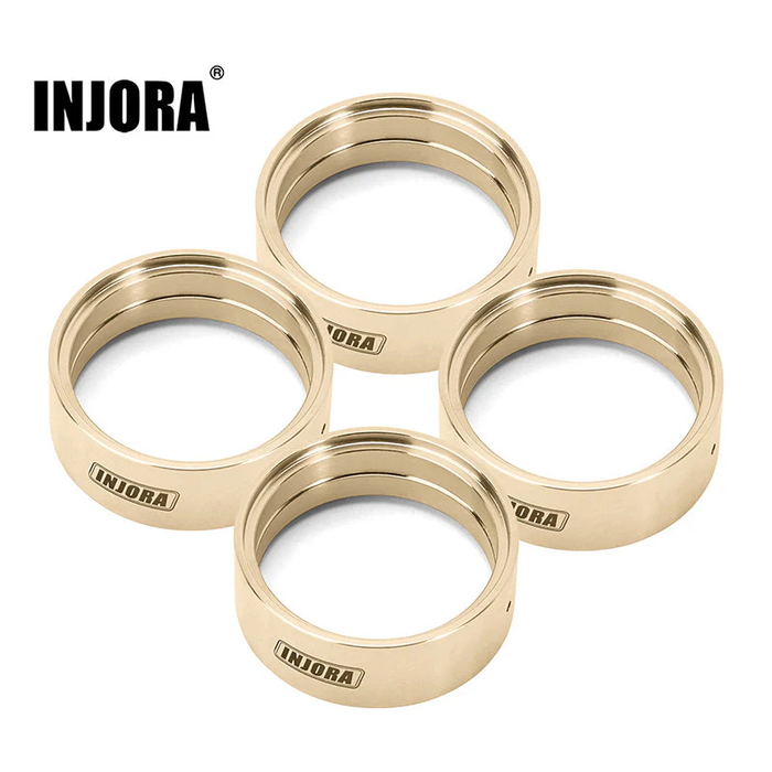27g/pcs Brass Inner Rings for INJORA 1.3" Wheels