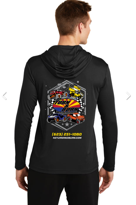 AZTAB Long Sleeve hoody Tee  XXXL