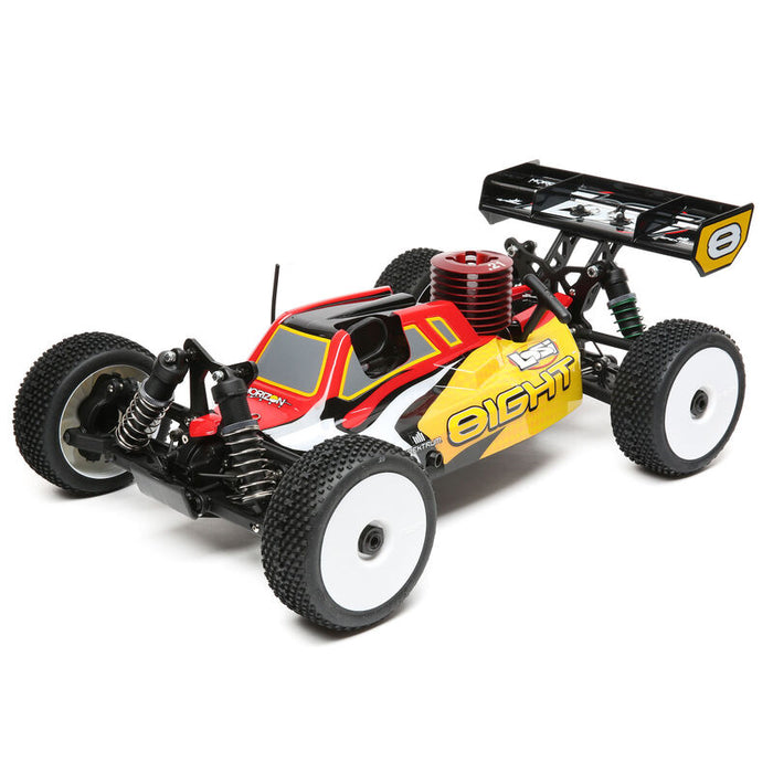1/8 8IGHT 4WD Nitro Buggy RTR, Red/Yellow