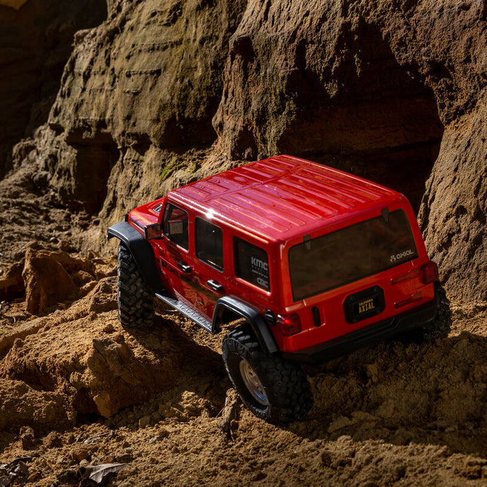 1/10 SCX10 III Jeep JLU Wrangler with Portals RTR - Orange