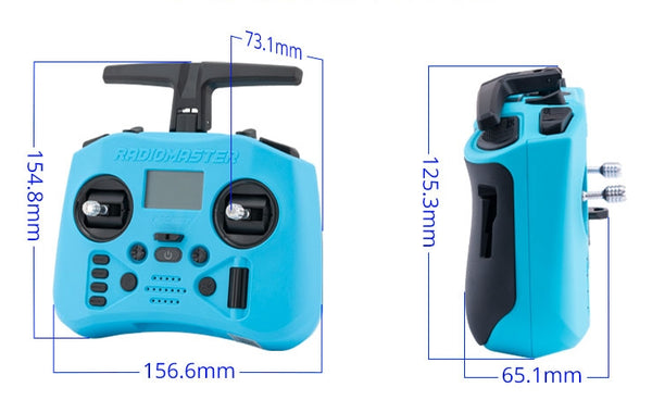RadioMaster Pocket Crush 2.4GHz ExpressLRS Radio Controller Portable RC Model Drone Airplane Remote Controller