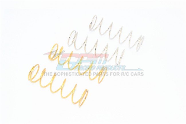 TRAXXAS MAXX MONSTER TRUCK Spare Springs (Gold&Silver) For Front/Rear Damper - 4pcs Set - GPM TXMSF/R/SPA  [TXMSF/R/SPA]
