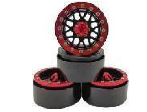 Red Beetle 1.9" Aluminum Beadlock Crawler Wheels 4pcs