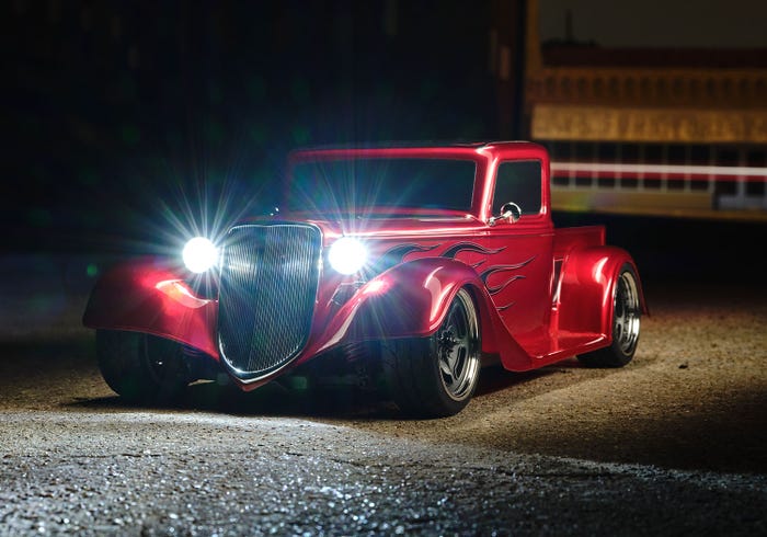 Factory Five '35 Hot Rod Truck:  1/10 Scale AWD Electric Truck with TQ 2.4GHz radio system