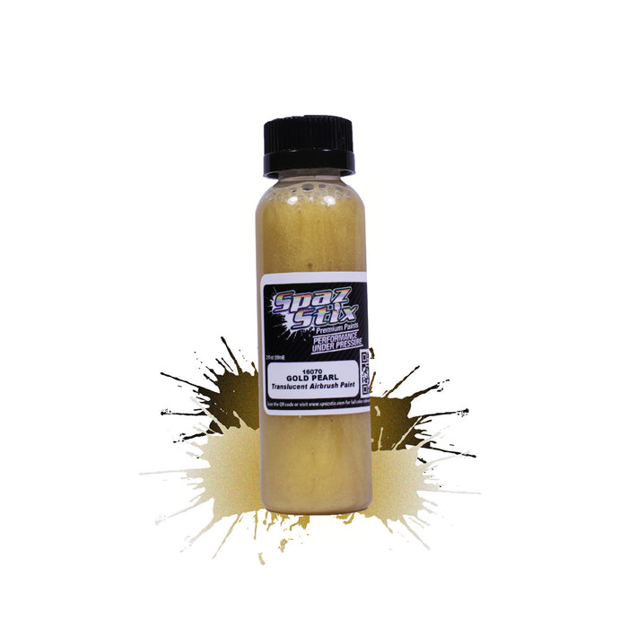 Gold Pearl AIRBRUSH Ready Paint  2OZ  Bottle