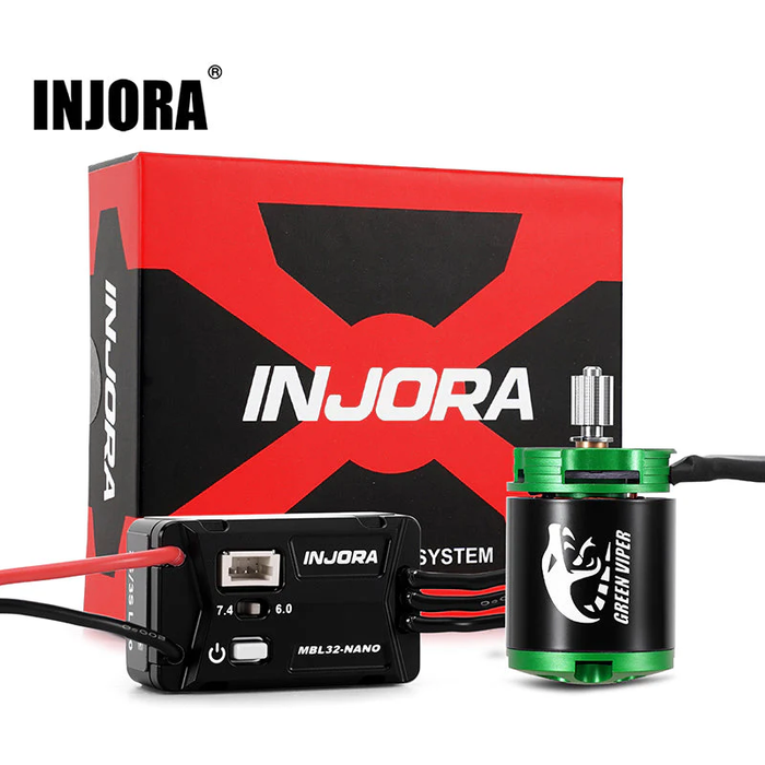 MBL32-NANO Brushless ESC & 1621 Green Viper Motor 4300KV for 1/30 SCX30