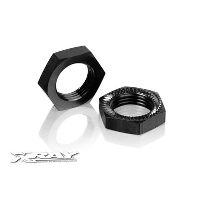 WHEEL NUT - RIBBED - HARD COATED (2)
