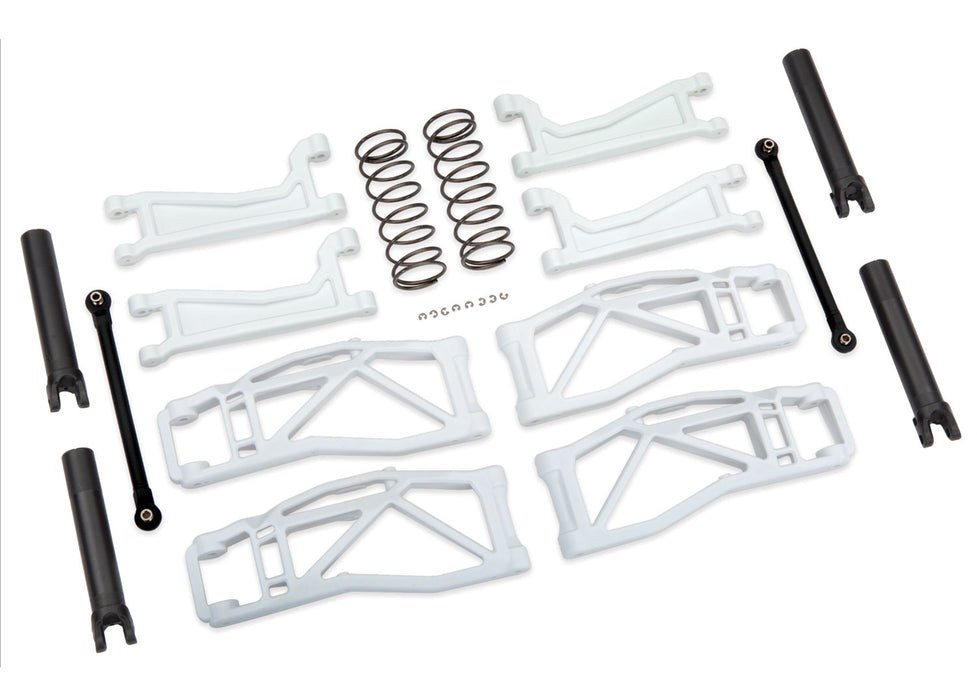 Suspension Kit, Widemaxx®, White (Includes Front and Rear Suspension Arms, Front Toe Links, Outer Half Shafts (Extended), Rear Shock Springs)