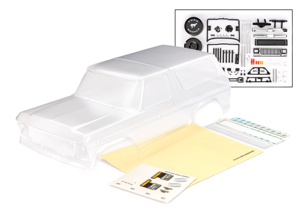 BODY 79 BRONCO COMPLETE CLEAR W/ ACCY