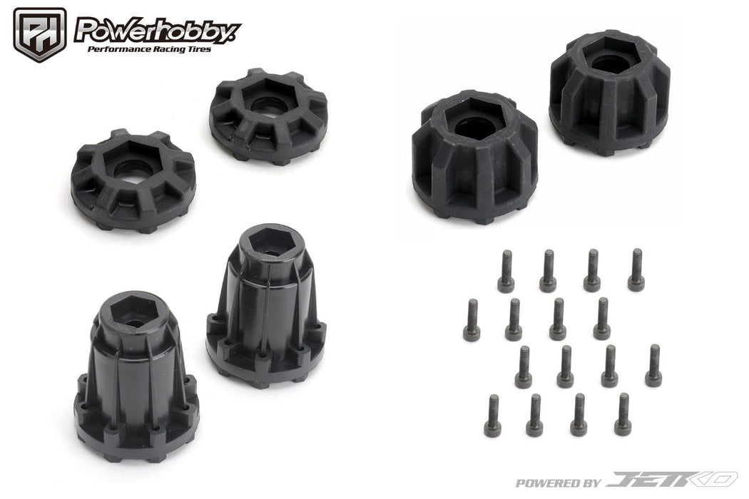 1/8 SGT 3.8 King Cobra Belted Mounted Tires (2) 17mm