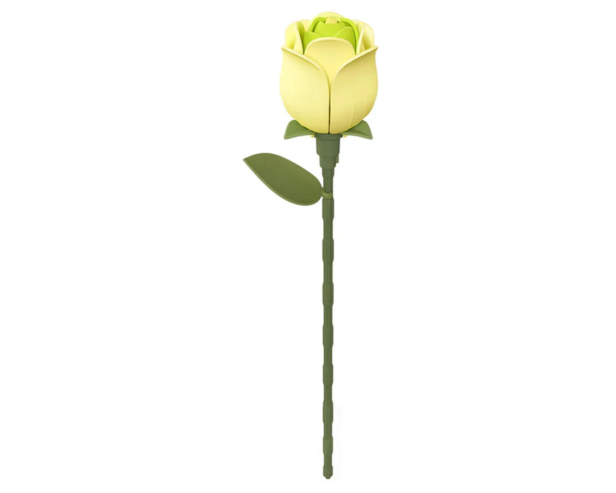 Robotime Rose DIY Miniature 3D Plastic Model Kit (Green)