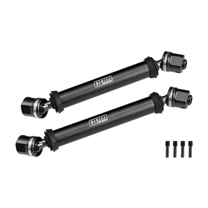 VANQUISH-H10 OPTIC KIT 4140 CARBON STEEL+ALLOY 6061-T6 CENTER CVD DRIVE SHAFT (BLACK)