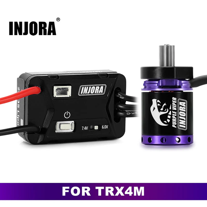 MBL32 G2 Waterproof Brushless ESC & 1721 Purple Viper Motor for 1/18 TRX4M Ascent-18