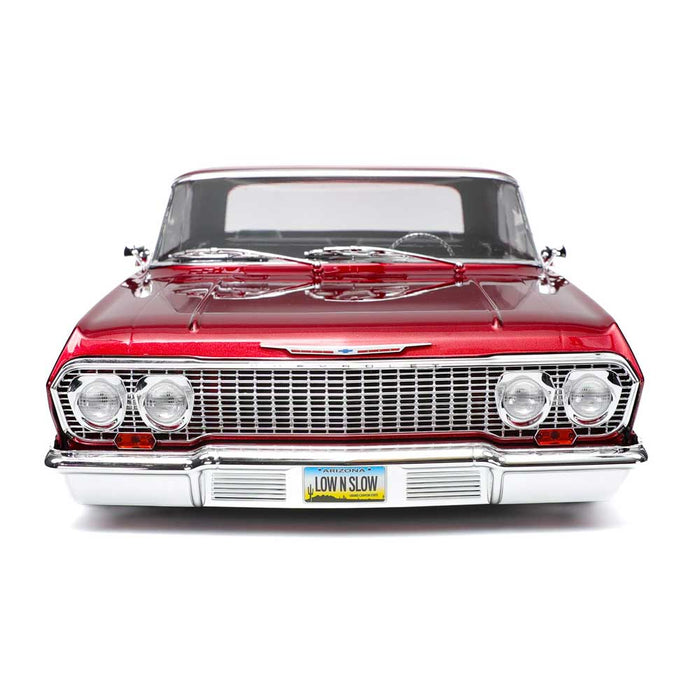 1:10 1963 Chevrolet Impala Hopping Lowrider Candy Apple Red
