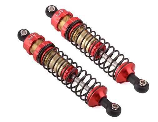 Yeah Racing 90mm Aluminum TR-XB Big Bore Shocks (Red) (2)