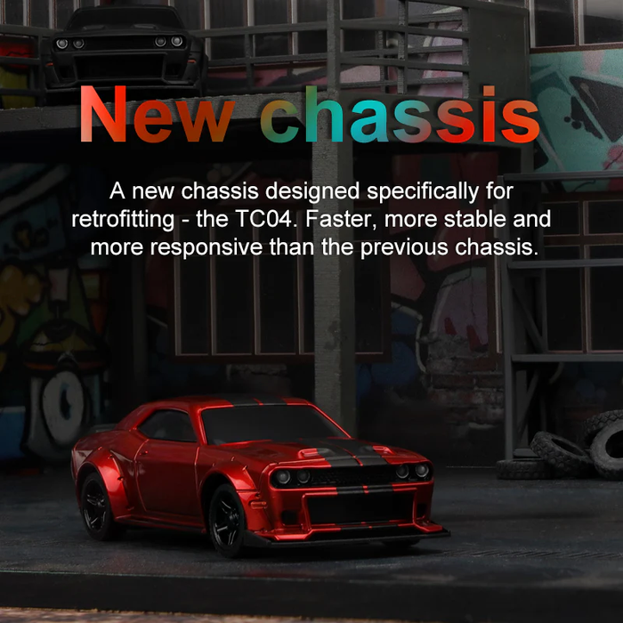 Turbo Racing C74 1:76 On-Road Car RTR - Black