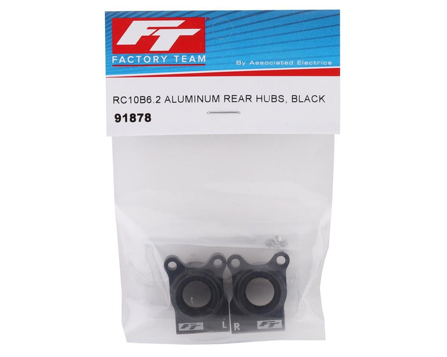 Team Associated RC10B6.2 Factory Team Aluminum Rear Hubs (Black)