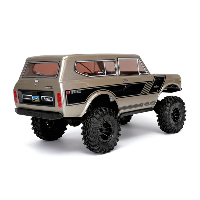 Redcat Ascent-18 International Scout II Brushless - 1/18 Scale Brushless Electric Rock Crawler-Gold Dust