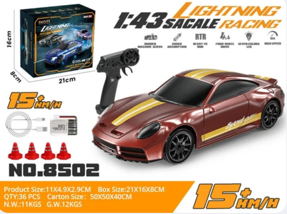 Enoze 8502E 1/43 Mini High Speed Drift Car With Gyro