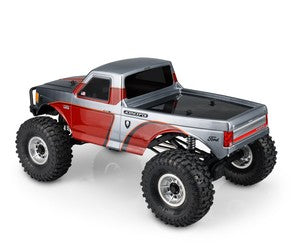 JConcepts Tucked 1989 Ford F-250 Scale Rock Crawler Body (Clear) (12.3")