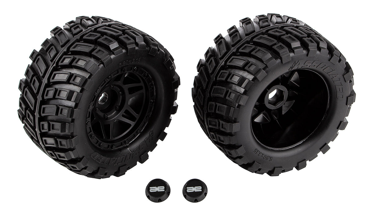 RIVAL MT8 Tires and Wheels, Mounted Package Quantity: 2 pair