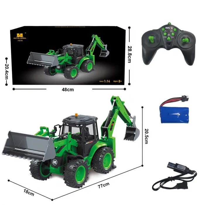 Huina 1579 RC Backhoe Loader (2026 Model)