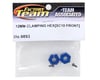 Team Associated 12mm Aluminum Front Clamping Wheel Hex Set (Blue) (2)