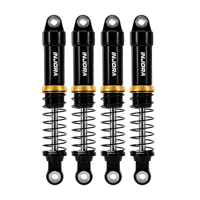LS 59mm Aluminum Oil Shocks for 1/18 TRX4M Black