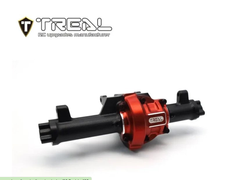 TREAL Aluminum 7075 Rear Axle Housing CNC Billet Machined Upgrades for Redcat GEN9
