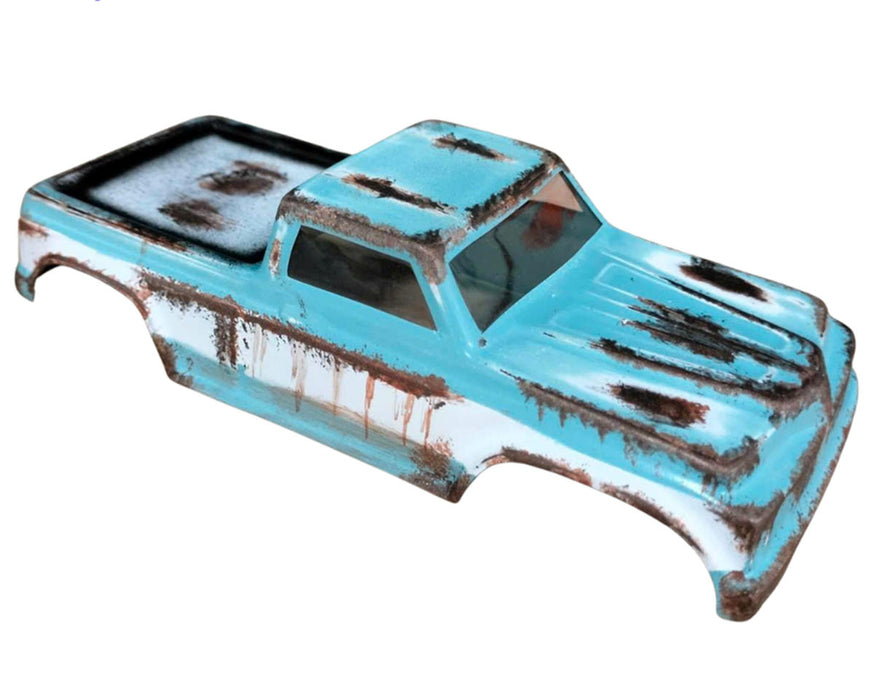 RadianZ Design Pickup Truck 1/30 Airbrush Pre-Painted Rock Crawler Body (Static) (K10) (Axial SCX30)