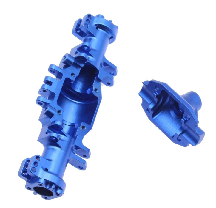 AZTAB  Aluminum Front or Rear Axle Housing Set Blue Losi Mini LMT LOS212035