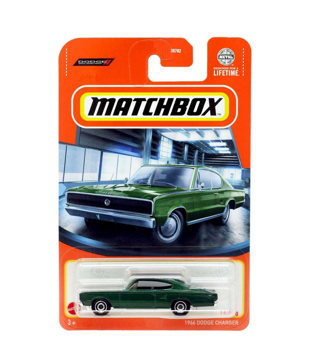 2024 Matchbox 1966 Dodge Charger Green 13/100 1:64 Scale Diecast Car #13