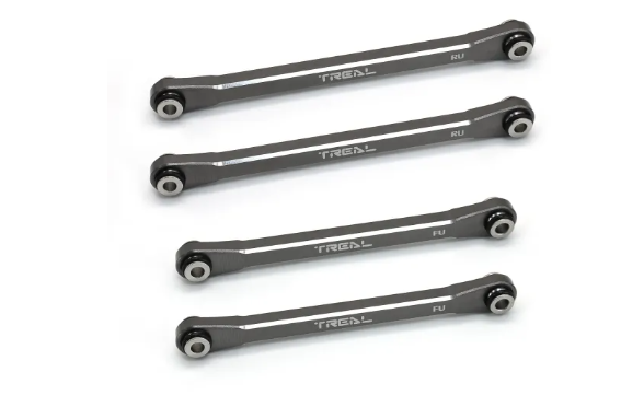 TREAL UTB18 Capra Upper Links Set (4pcs) Aluminum 7075 Upper Chassis 4-Links Upgrades Titanium