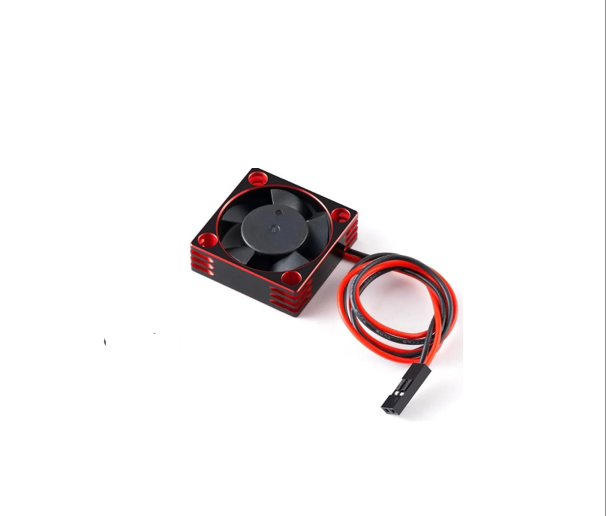 Aluminium 30x30 Fan for ESC and Motor 9V/25000RPM RED