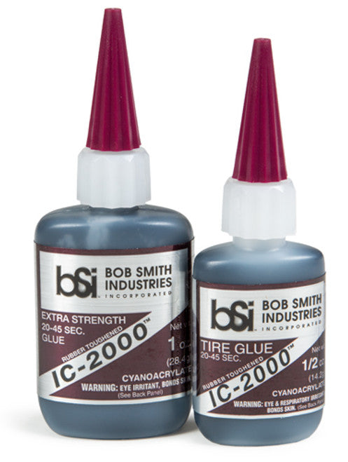 IC-2000 Black Rubber Toughened Cyanoacrylate 1/2 oz