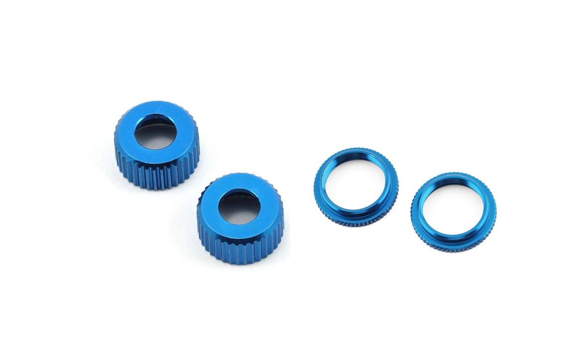 Team Associated VCS3 Lower Shock Cap/13mm Shock Collars Set (4)
