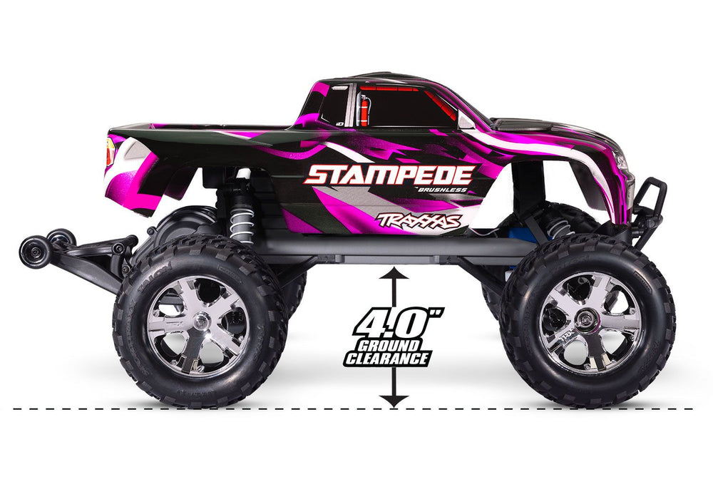 Stampede 2WD BL-2s HD-BLUE