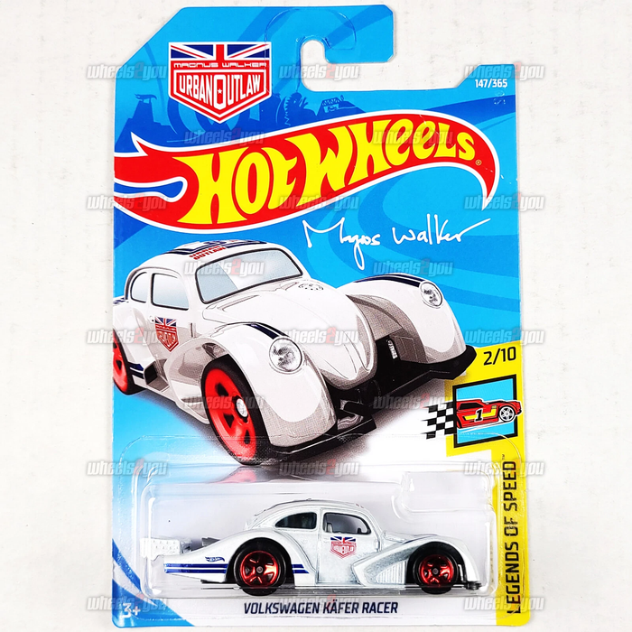Hot Wheels VOLKSWAGEN KAFER RACER #147 white - Legends of Speed - HW 1:64 FJY06
