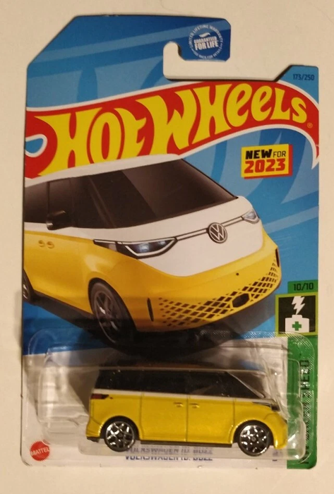 2023 Hot Wheels '22 Volkswagen ID. Buzz #173/250 (Yellow) HW Green Speed 10/10
