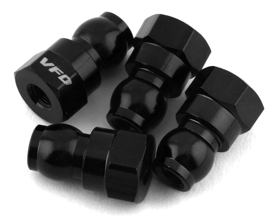 V-Force Designs Team Associated 13mm Shock Bushings (Black) (4)